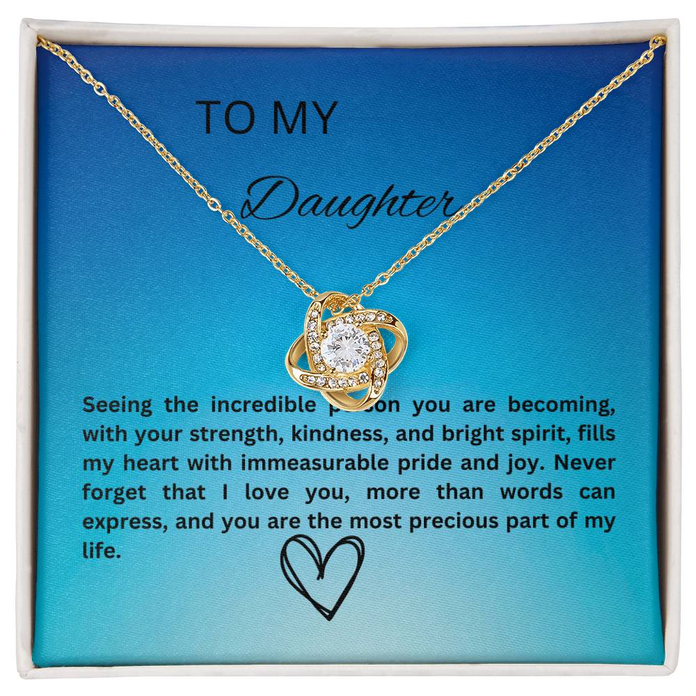 To  Daughter Love Necklace