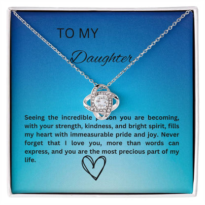 To  Daughter Love Necklace